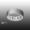 Oura Ring 4 Brushed Silver Size 12
